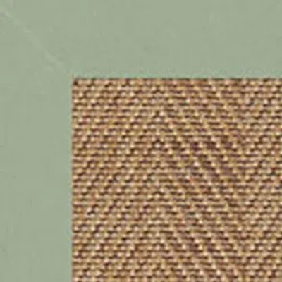 The Company Store Sunbrella Herringbone Bordered Indoor/outdoor Rug In Green