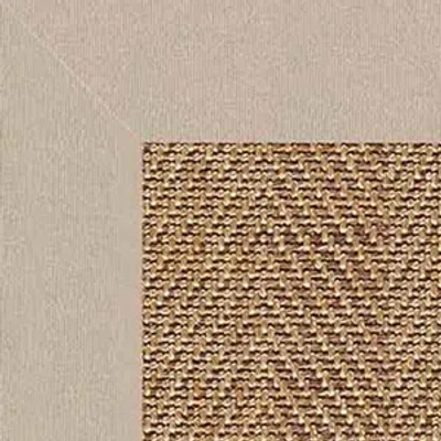 The Company Store Sunbrella Herringbone Bordered Indoor/outdoor Rug In Neutral