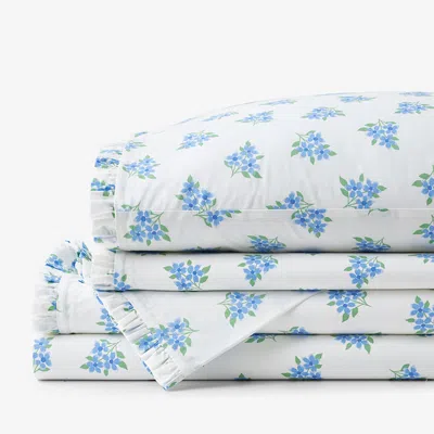 The Company Store Sunshine & Blooms Classic Cool Cotton Percale Bed Sheet Set