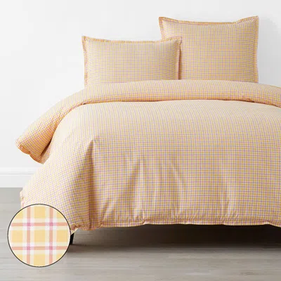 The Company Store Sunshine & Blooms Classic Cool Cotton Percale Duvet Cover