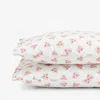The Company Store Sunshine & Blooms Classic Cool Cotton Percale Pillowcase Set