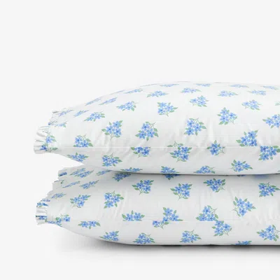 The Company Store Sunshine & Blooms Classic Cool Cotton Percale Pillowcase Set