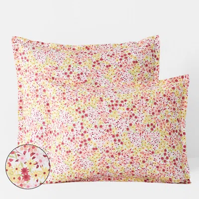 The Company Store Sunshine & Blooms Classic Cool Cotton Percale Sham