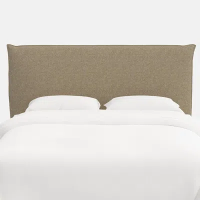 The Company Store Sutton Textured Linen Headboard In Beige