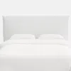 The Company Store Sutton Velvet Headboard In White