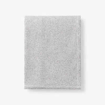 The Company Store Sweatshirt Throw Blanket In Gray