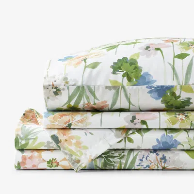 The Company Store Tania Floral Premium Smooth Wrinkle-free Sateen Bed Sheet Set