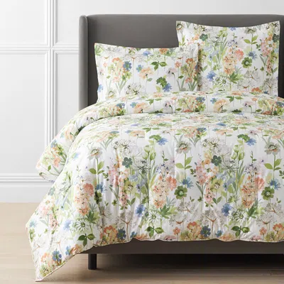 The Company Store Tania Floral Premium Smooth Wrinkle-free Sateen Comforter