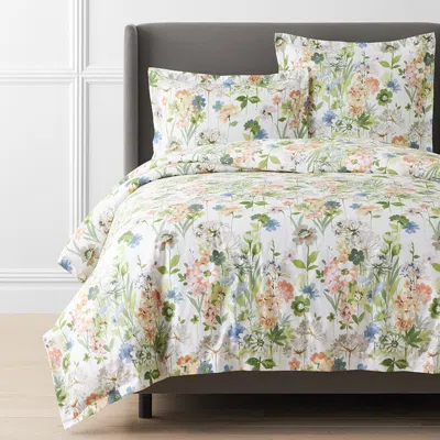 The Company Store Tania Floral Premium Smooth Wrinkle-free Sateen Duvet Cover