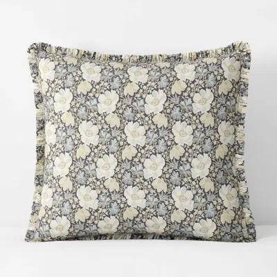 The Company Store Tapestry Floral Reversible Garment Washed Cotton Percale Sham In Multi
