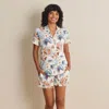 The Company Store Tencel™ Modal Jersey Knit Women's Shorts Set In Multi