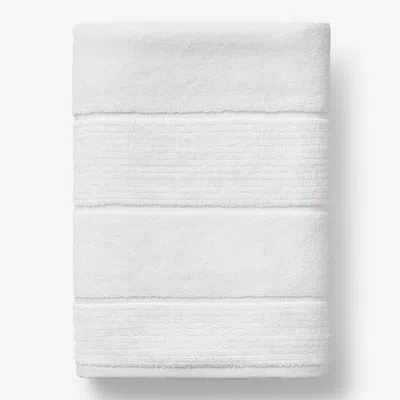 The Company Store Textured Stripe Bath Sheet