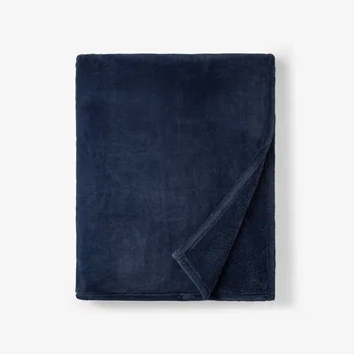 The Company Store Throw Blanket In Blue