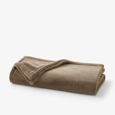The Company Store Throw Blanket In Brown