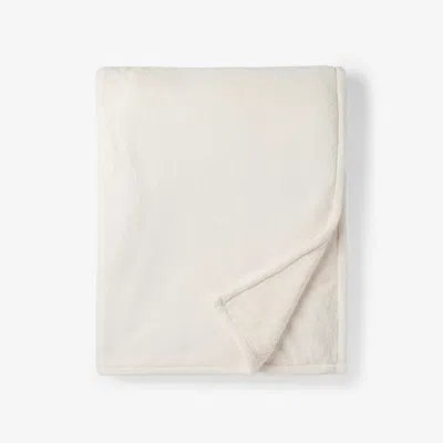 The Company Store Throw Blanket In Ivory