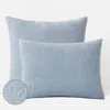 The Company Store Tinsley Leaf Quilted Sham In Blue