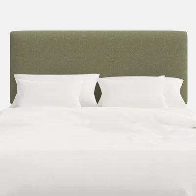 The Company Store Tribeca Linen Headboard In Green