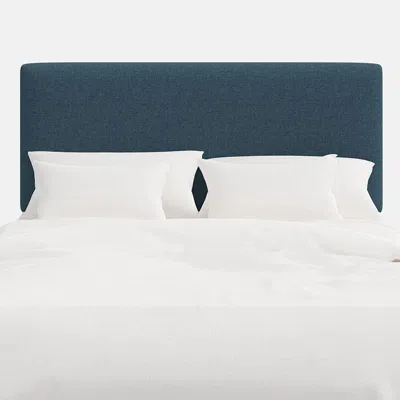 The Company Store Tribeca Textured Linen Headboard In Navy