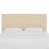 The Company Store Tribeca Velvet Headboard In Beige