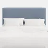 The Company Store Tribeca Velvet Headboard In Blue