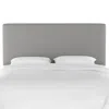 The Company Store Tribeca Velvet Headboard In Steel Gray