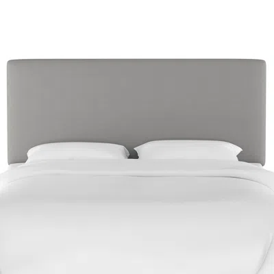 The Company Store Tribeca Velvet Headboard In Steel Gray