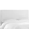The Company Store Tribeca Velvet Headboard In White