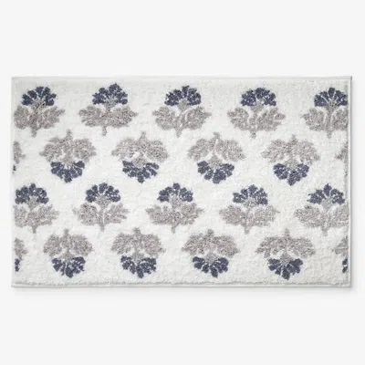 The Company Store Tufted Bath Rugs In Gray/white