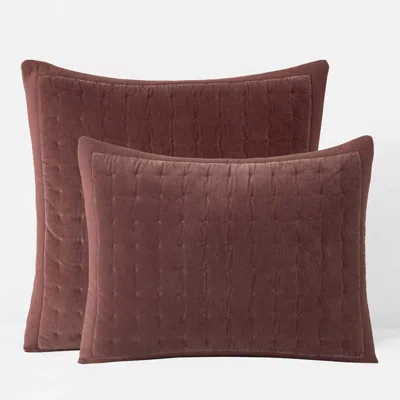 The Company Store Tufted Stitch Velvet Quilted Sham In Multi