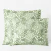 The Company Store Tulum Leaf Classic Cool Cotton Percale Sham