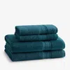 The Company Store Turkish Cotton 4-piece Bath & Hand Towel Set In Blue/teal/turquoise