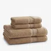 The Company Store Turkish Cotton 4-piece Bath & Hand Towel Set In Brown