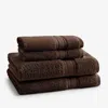 The Company Store Turkish Cotton 4-piece Bath & Hand Towel Set In Brown