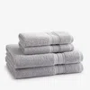 The Company Store Turkish Cotton 4-piece Bath & Hand Towel Set In Gray