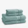 The Company Store Turkish Cotton 4-piece Bath & Hand Towel Set In Green