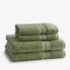 The Company Store Turkish Cotton 4-piece Bath & Hand Towel Set In Marsh Green