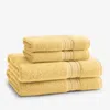 The Company Store Turkish Cotton 4-piece Bath & Hand Towel Set In Pale Yellow