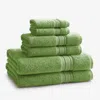 The Company Store Turkish Cotton 6-piece Bath Set In Kiwi Green
