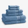 The Company Store Turkish Cotton 6-piece Bath Set In Soft Blue