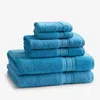 The Company Store Turkish Cotton 6-piece Bath Towel Set In Blue