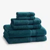 The Company Store Turkish Cotton 6-piece Bath Towel Set In Blue/teal/turquoise