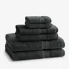 The Company Store Turkish Cotton 6-piece Bath Towel Set In Gray