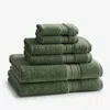 The Company Store Turkish Cotton 6-piece Bath Towel Set In Marsh Green