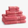 The Company Store Turkish Cotton 6-piece Bath Towel Set In Pink
