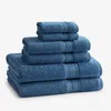 The Company Store Turkish Cotton 6-piece Bath Towel Set In Slate Blue