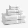 The Company Store Turkish Cotton 6-piece Bath Towel Set In White