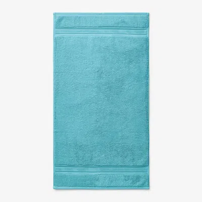 The Company Store Turkish Cotton Bath Mat In Blue/teal/turquoise