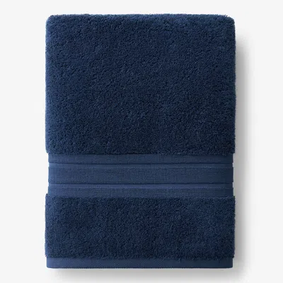 The Company Store Turkish Cotton Bath Sheet In Blue