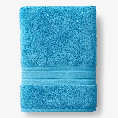 The Company Store Turkish Cotton Bath Sheet In Blue/teal/turquoise