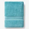 The Company Store Turkish Cotton Bath Sheet In Blue/teal/turquoise